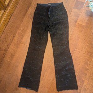 Cambio black lace jeans